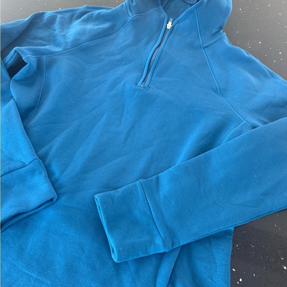 Athleta Blue Pullover Hoodie - Picture 5 of 7